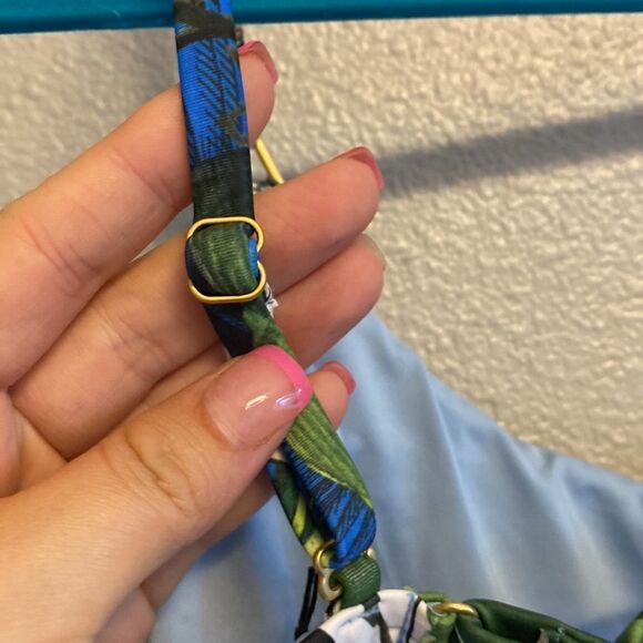 NWT- Swiminista x Christian Lacroix- tropical bikini top- Size Medium - Picture 8 of 9